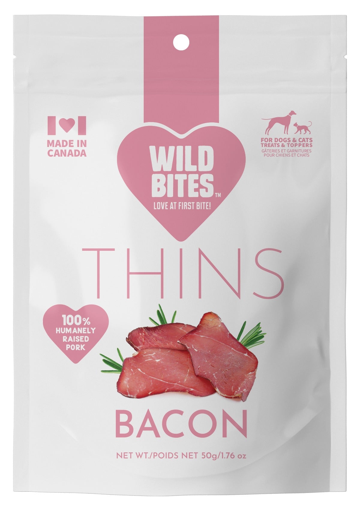 Wild Bites Bacon Thins
